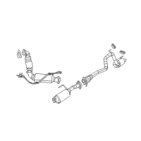 OEM Jeep Grand Cherokee Clamp-Particulate Tube Diagram - 68032611AA