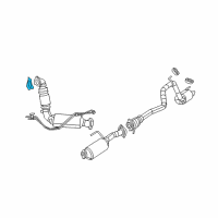 OEM 2007 Jeep Grand Cherokee Gasket-Exhaust Pipe Diagram - 5175669AA