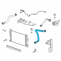 OEM 2016 Buick Verano Lower Hose Diagram - 22875774