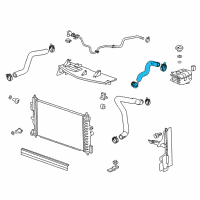 OEM Buick Reservoir Hose Diagram - 22875775