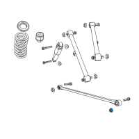 OEM 2009 Dodge Ram 1500 Nut-HEXAGON FLANGE Lock Diagram - 6104719AA