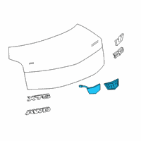 OEM Cadillac XTS Release Switch Diagram - 84421553