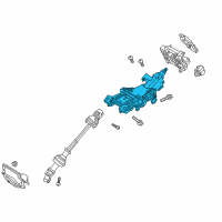 OEM 2015 Ford Taurus Column Assembly Diagram - DG1Z-3C529-X