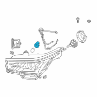 OEM 2018 GMC Acadia Socket Diagram - 84009790