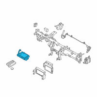 OEM 2012 Hyundai Genesis Coupe Brake Control Module Unit Assembly Diagram - 95400-2M501