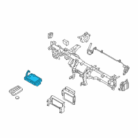 OEM 2011 Hyundai Genesis Coupe Brake Control Module Unit Assembly Diagram - 95400-2M500