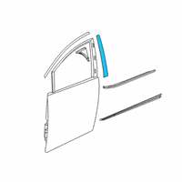 OEM 2017 Chrysler Pacifica APPLIQUE-B Pillar Diagram - 68187812AE