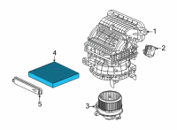 OEM Acura ELEMENT, FILTER Diagram - 80292-TYB-A51