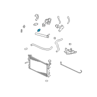 OEM 2014 Kia Forte5 Sensor Assembly-COOLANT Diagram - 3922038030