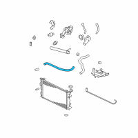 OEM Kia Optima Hose-Radiator Upper Diagram - 254112G200