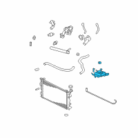 OEM Kia Reservoir & Hose Assy-Rad Diagram - 254302G000