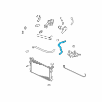 OEM 2006 Kia Optima Hose-Radiator Upper Diagram - 254122G200