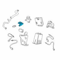 OEM 2002 Ford Mustang EGR Valve Diagram - XL3Z-9D475-A