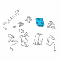 OEM 2000 Ford Mustang PCM Diagram - 1R3Z-12A650-LC