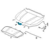 OEM 2019 Buick Cascada Latch Diagram - 39085668