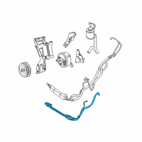 OEM 2000 Chevrolet Express 2500 Cooler Asm-P/S Fluid *Marked Print Diagram - 26063305