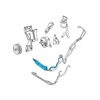 OEM 1997 GMC Savana 2500 Cooler Asm-P/S Fluid T Diagram - 26063304