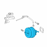 OEM 2009 Ford Mustang Power Booster Diagram - DR3Z-2005-A