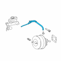 OEM 2008 Ford Mustang Vacuum Tube Diagram - 4R3Z-9C482-AA