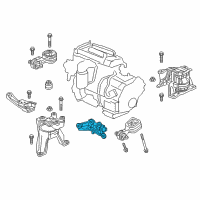 OEM 2019 Honda CR-V Bracket, Torque Rod (Lower) (1.5L) Diagram - 50690-TLA-A01