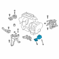 OEM 2022 Honda CR-V Rod, Torque (Lower) Diagram - 50890-TLA-A02
