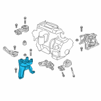 OEM Honda CR-V Mounting, Engine Side (1.5L) Diagram - 50820-TLA-A01