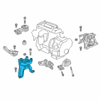 OEM 2017 Honda CR-V Mounting, Engine Side (1.5L) Diagram - 50820-TLA-A01