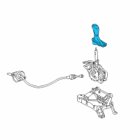 OEM Chevrolet Equinox Shift Knob Diagram - 23291891