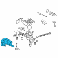 OEM 2016 Honda CR-V Plate, Power Steering Heat Baffle Diagram - 53693-T0A-000