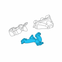 OEM 2007 Buick Terraza Manifold Diagram - 12615497