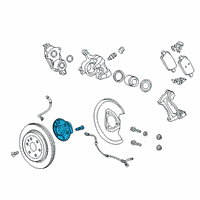 OEM 2020 Chevrolet Blazer Hub & Bearing Diagram - 13526555