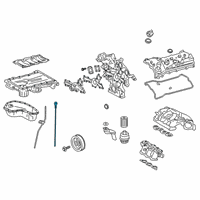 OEM 2020 Lexus ES350 Gage Sub-Assembly, Oil L Diagram - 15301-0P050