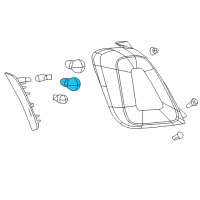 OEM 2008 Dodge Sprinter 3500 Bulb Diagram - L0007528