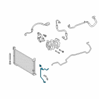 OEM 2019 Lexus LC500 Tube Sub-Assembly, Liquid Diagram - 88706-11030