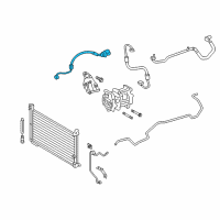 OEM 2018 Lexus LC500h Hose Sub-Assembly, DISCH Diagram - 88703-11020