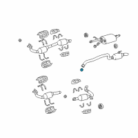 OEM 2001 Toyota Sequoia Center Pipe Gasket Diagram - 90917-06085