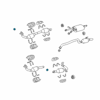 OEM 2021 Toyota Camry Intermed Pipe Gasket Diagram - 90917-A6002