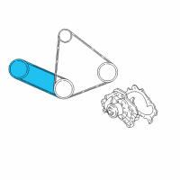 OEM Toyota Solara Belt, V Diagram - 90916-A2009