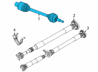 OEM Jeep Wagoneer AXLE REAR Diagram - 68416814AA