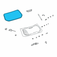 OEM 2007 Toyota Matrix Weatherstrip Diagram - 67882-02010