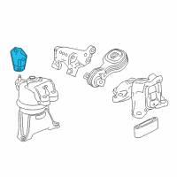 OEM 2015 Honda Civic Stay, Side Engine Mounting Diagram - 50625-TR2-A90