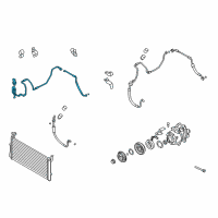 OEM Kia Amanti Liquid Tube Diagram - 977683F600