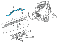 OEM Chevrolet Corvette Vent Hose Diagram - 84665717