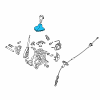 OEM 2019 Kia Soul Boot Assembly-Shift LEVE Diagram - 84640B2200EGA