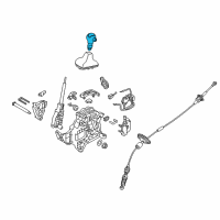 OEM Kia Knob Assembly-Gear Shift Diagram - 46720B2120