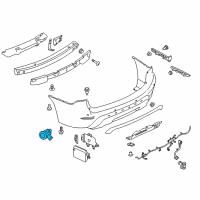 OEM 2015 Nissan Pathfinder Sensor-Sonar Diagram - 25994-3SH0C