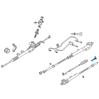 OEM Infiniti Socket Kit-Tie Rod, Outer Diagram - 48520-AM625