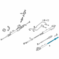 OEM 2005 Infiniti G35 Power Steering Rack Assembly Diagram - 49271-AM600