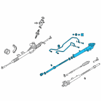 OEM 2004 Infiniti G35 Power Steering Gear Assembly Diagram - 49200-AM600