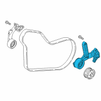 OEM 2017 Hyundai Ioniq TENSIONER Assembly-Hydraulic Diagram - 25283-03HA1